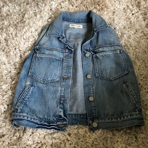 Madewell Jean Vest